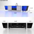 thumbnail image 6 of Black Entertainment Center with Multiple LED Modes and Built - in Socket / Useful in Living Areas, 6 of 6