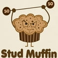 thumbnail image 3 of CafePress - Stud Muffin Light T Shirt - Men's Classic Graphic T-Shirt, 3 of 4