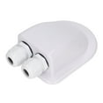 thumbnail image 4 of ABS Cable Junction Box Waterproof Solar Panel Double Wire Cable Entry Gland Box for External Power Wiring White, 4 of 14