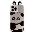 thumbnail image 1 of Raised Panda Ears Smart Phone Case Full CoveredProtective Cover Compatible For15 14 Pro Max 13 12 11, 1 of 8
