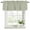 Green, variant on 2 Pack Valances for Window, Sage Green Spring Leaves Short Curtains for Kitchen Bedroom Living Room, Pastoral Botanical Striped Flowers Rod Pocket Small Window Treatment Valance Drapes 42 x 18 Inch