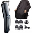 thumbnail image 1 of Walson USB Hair Clipper Home Barber Shop Hairdressing Trimmer Apron Set Hair Trimming Grooming Kit, 1 of 8