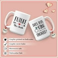 thumbnail image 6 of GIFAMI Personalized Engagement Gifts, Personalized Bridal Shower New Engaged Funny Idea Gift for Newlyweds Couples Him Her Ceramic Coffee Mug (Make Me Look Engaged, 15oz. Orange Accent Mug), 6 of 7