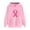 #0136-Pink, variant on Uootdi Plus Size Breast Cancer Awareness Pink Ribbon Hoodies for Gift Women Fall Fashion Drawstring Long Sleeve Sweatshirt Casu al Y2k