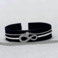 thumbnail image 2 of Bracelet For Women, Adjustable Infinity Bracelet For Women, Friend Bracelet Gift For Mom, Silver, 2 of 4