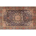 thumbnail image 1 of Ahgly Company Machine Washable Indoor Rectangle Traditional Light Copper Gold Area Rugs, 3' x 5', 1 of 7