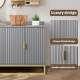 thumbnail image 6 of 47.2" Fluted Sideboard with Storage, Modern Media Console Buffet Cabinet with Doors for Living Room, Kitchen, Entryway, 6 of 7