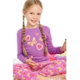 thumbnail image 2 of Leveret Girls 2 Piece Christmas Pajama Set 100% Cotton Top & Fleece Pants (Size 2 Toddler-14 Years), 2 of 2
