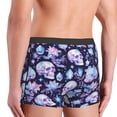 thumbnail image 4 of Bingfone Skull crystal flower Men's Underwear - Casual Stretch Boxer Briefs-Large, 4 of 7