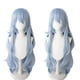thumbnail image 1 of Peluca larga de anime para mujer, rizada y esponjosa, para Halloween, cosplay, peluca de anime, peluca sintética resistente al calor para disfraz de cosplay, peluca azul de Halloweenice de a, 1 of 4