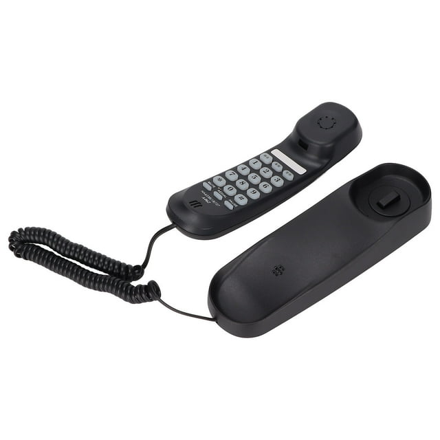 Teléfono con cable A062 para montaje en pared, cancelación de ruido, remarcación del último número, para el hogar, hotel y oficina