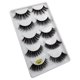 thumbnail image 1 of 5/3 pares de pestañas de maquillaje suaves y esponjosas pestañas postizas dramáticas 3d pestañas de visón extensión de pestañas maquillaje 3d cilios faux cils Tan Jianjun  unisex, 1 of 2