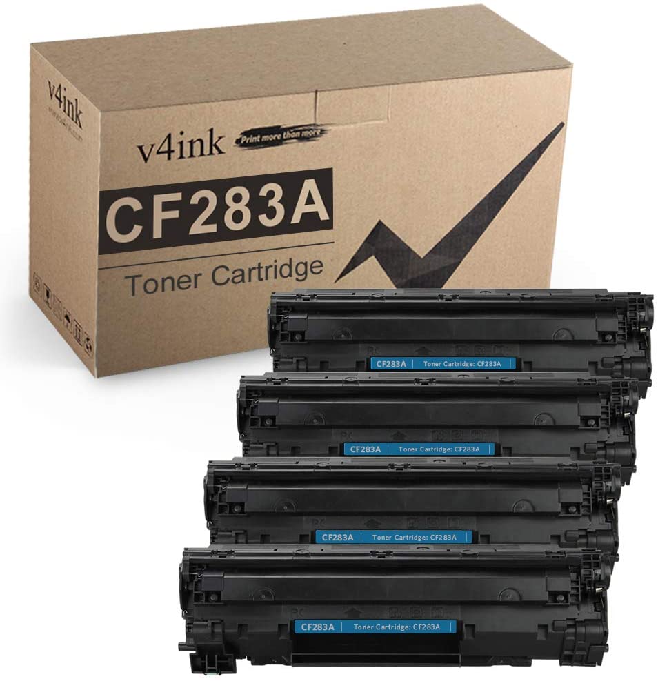 V4INK 4 Pack Compatible Replacement for HP 83A CF283A Toner Cartridge - for  use in HP Laserjet Pro MFP M127fw M127fn | Walmart Canada