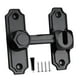 thumbnail image 4 of Cerradura para puerta de granero, pestillo de puerta, herrajes de aleación de zinc, pestillo abatible para gabinetes Negro, 4 of 9