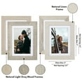 thumbnail image 5 of Americanflat 5x7 Picture Frame with 4x6 Mat 4 Pack - Rustic Picture Frames Shatter Resistant Glass and Easel, 5 of 7