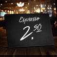 thumbnail image 4 of Mini carteles de pizarra para comida, paquete de 20, pequeños carteles de pizarra para comida para fiestas, buffet, bodas, pequeños soportes de exhibición de alimentos negros, etiquetas de comida para, 4 of 5