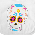 thumbnail image 4 of Inktastic Sugar Skull Blue Boys or Girls Baby Bib, 4 of 4