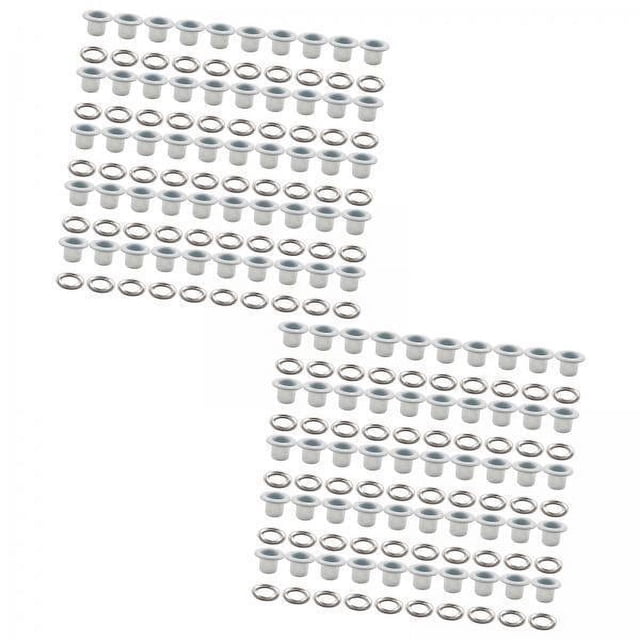 Ojales redondos,Juego de ojales de metal Ojales Ojales de metal,Ojales de forma redonda Tarjeta para álbumes de recortes,Ojales de metal resistentes Ojales Fabricación de joyas,Kit de ojales