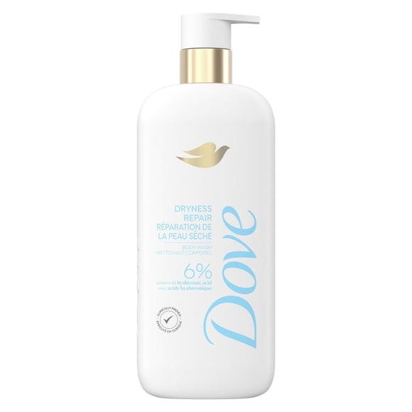 Dove Body Wash 6% Serum with Hyaluronic Acid Dryness Repair, 547 ml
