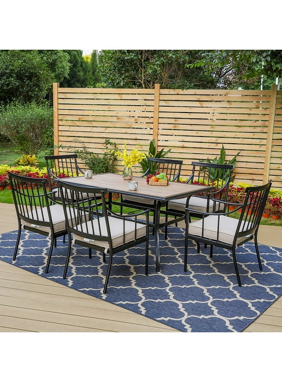 7 Piece Patio Dining Set in Patio Dining Sets