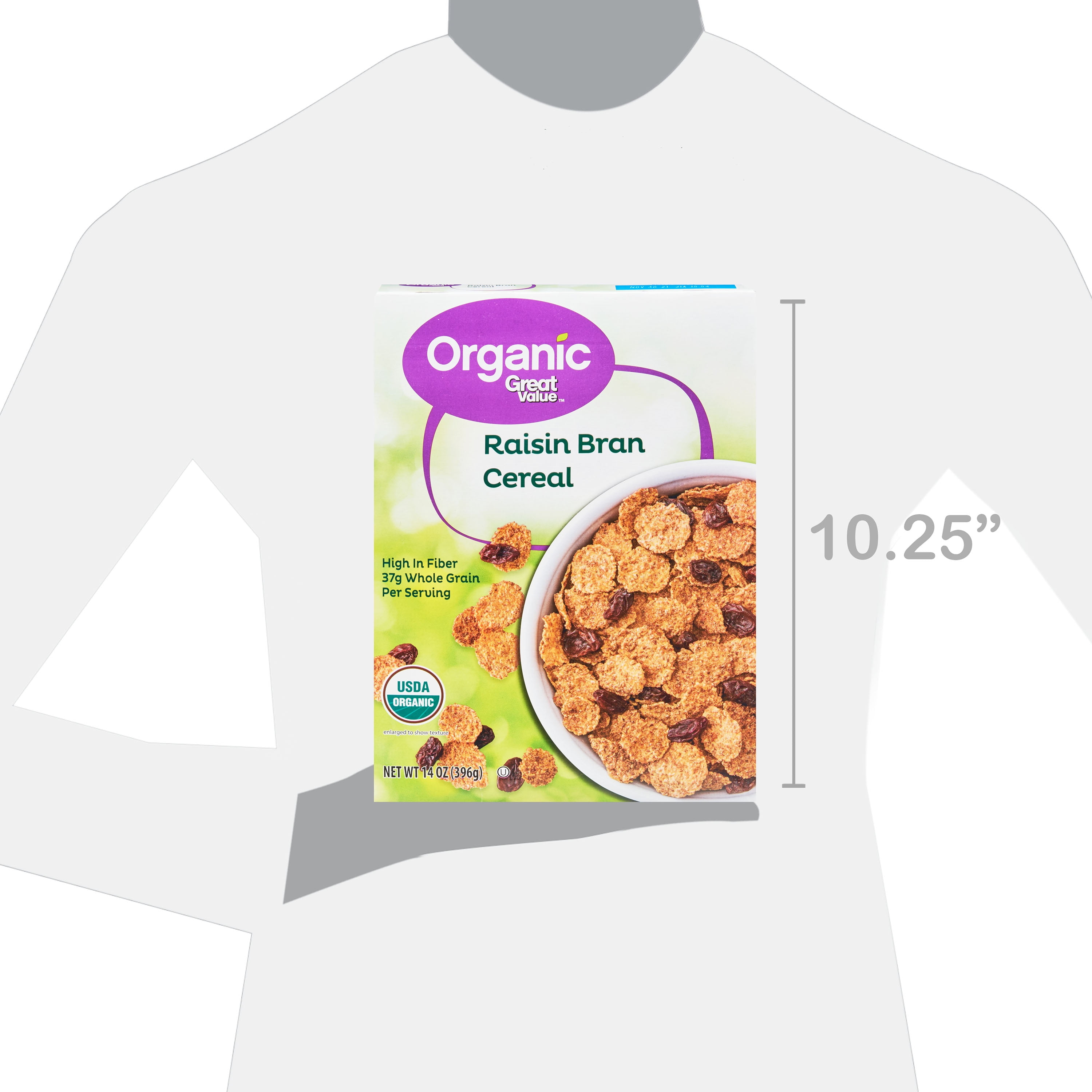 Great Value Organic Raisin Bran