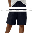 thumbnail image 2 of Outfmvch Women's Linen Shorts Womens Long Shorts Long Shorts Culottes for Women Knee Length Culotte Shorts Baggy Shorts with Pockets Vacation Outfit Blue S-4XL, 2 of 4