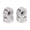 White, variant on YAHHU 4 Pcs 1in RC Wheel Hub Universal RC Car Replacement Metal Wheel Rims for Upgrade Black 1/24 Scale Crawler