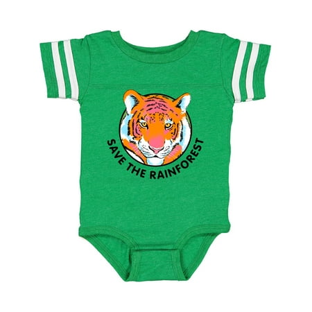 

Inktastic Save the Rainforest Tiger Illustration Gift Baby Boy or Baby Girl Bodysuit