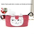 thumbnail image 3 of Large stroller bag, pink cat hanging diaper bag, 3 of 5