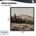 thumbnail image 4 of Stupell Industries Southwestern Cedar Mountain View Black Framed Giclee Art, 12 x 12, by Petals Prints Design, 4 of 8