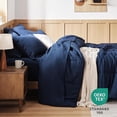 thumbnail image 3 of Bedsure Navy Juegos de Cama Queen - 7 Piezas Sólidas Queen Bed in a Bag, Cama Queen, 3 of 8