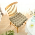 thumbnail image 5 of sruoe Seating Cushions, Seat Pads for Kitchen Chairs, Cushion Seat Pads, Chair Cushions, Square Thickened Soft Stool Cushion, Indoor Outdoor Seat Pad for Home, Dining, Office, 5 of 6