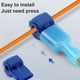 thumbnail image 5 of Riwesomey Kit de conector de empalme de cable eléctrico de conector de cable de crimpado rápido de terminal de cable, 40 piezas Herramientas eléctricas Azul 40 piezas Riwesomey TO000153-02, 5 of 6