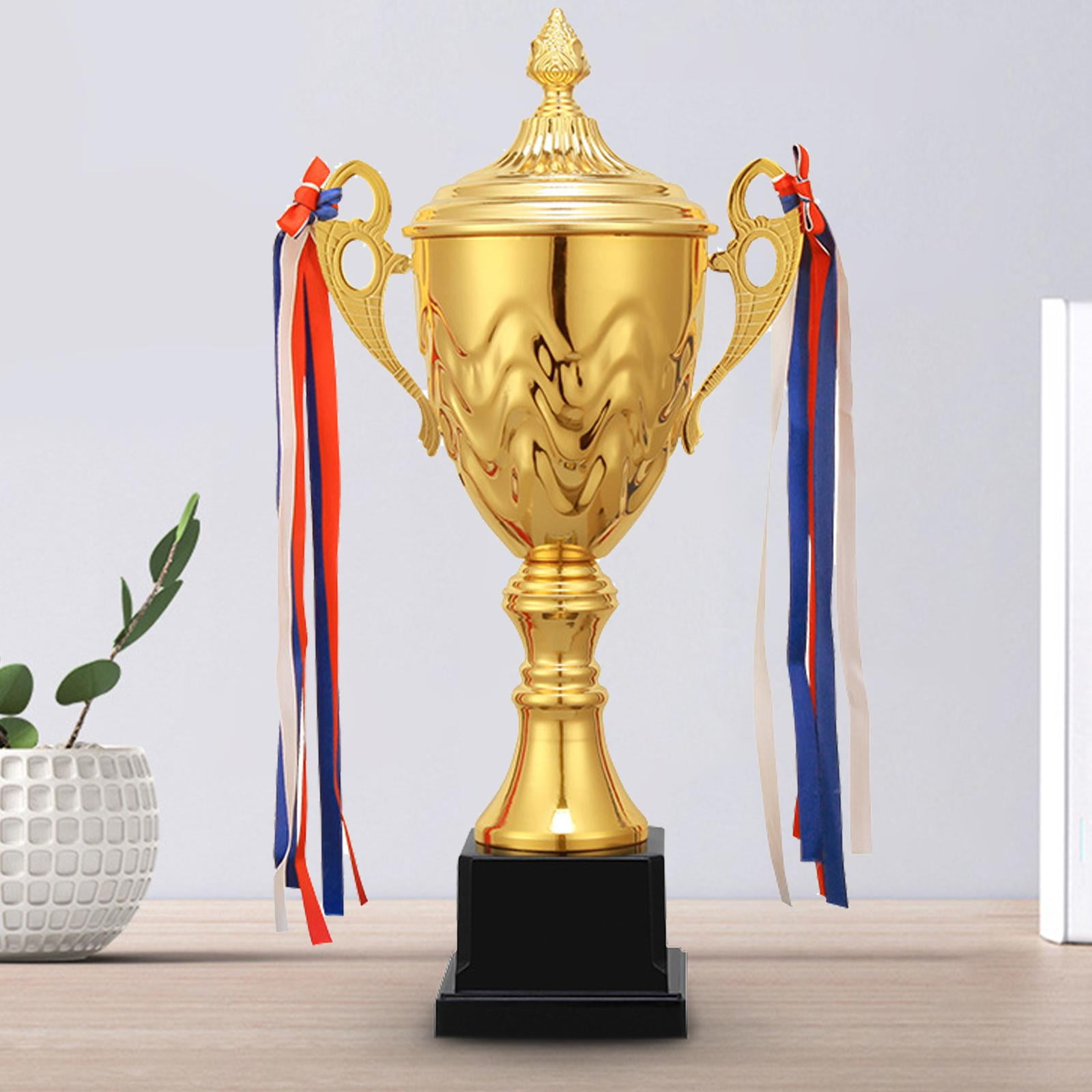Award Trophy Metal Props Winning Trophies for Event Tournament Competition Height 38cm