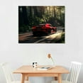 thumbnail image 2 of COMIO Car Poster Decor Black and White Wall Art Framed Car Art for Teen Boys Man Bedroom Décor Sports Posters Canvas Posters for Office Room Decor Gift for Teen Boys, 2 of 4