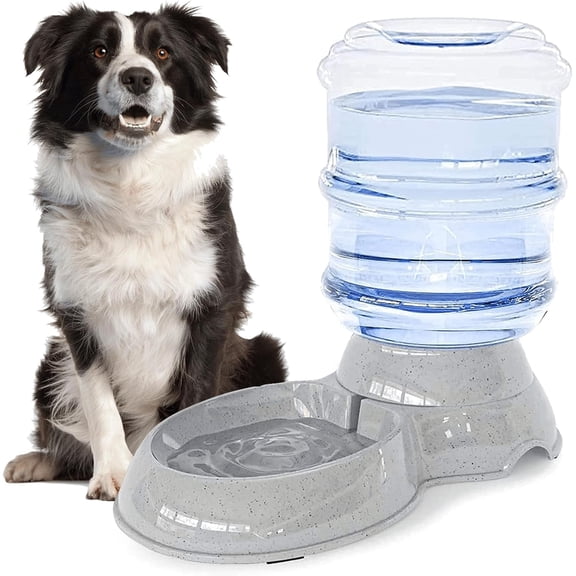 Dog Water Bowl Dispenser,3 Gallon/ 11L Pet Water Dispenser Station for Large Dogs and Cats,Gravity Automatic Feeder,Large Size Dog Drinking Fountain
