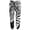 Black, variant on BUWTTED Mens Pants Zebra-Stripe Printed Pattern Comfortable Elastic Waist Trousers Slim Fit Outdoor Activities Jogger Black Pants L