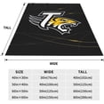 thumbnail image 5 of Towson University Blanket Large Luxury Fleece Soft Anti-Static Anti-Pilling Flannel Bed Blanket, 5 of 6