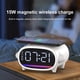 thumbnail image 3 of Altavoz Bluetooth Multifuncional con Despertador de Carga Rápida Inalámbrica, Lámpara de Captación, Compatible con para Unidad USB, Reproductor de Música Auxiliar, 3 of 5