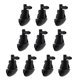 thumbnail image 1 of 10 Piezas Boquil para vabrisas de Nylon Adecuado para Reparar Color Negro Sunnimix Limpiaparabrisas arandela jet, 1 of 7