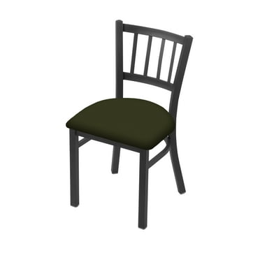Holland Bar Stool  18 in. 610 Contessa Chair with Pewter Finish & Canter Pine Seat