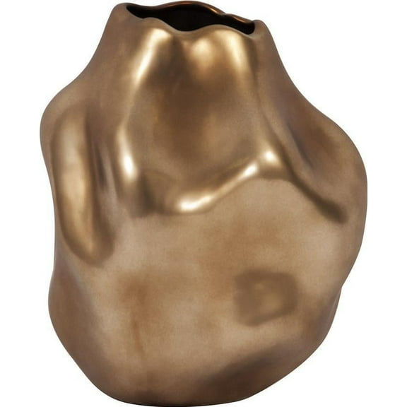HOWARD ELLIOTT Vase Large Matte Bronze Ceramic