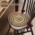 thumbnail image 3 of Victorian Heart "Tea Cabin" Country Braided Chairpad, 3 of 3
