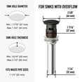 thumbnail image 4 of VIGO 1-3/4 in. Bathroom Sink Pop-Up Drain With Overflow in Antique Rubbed Bronze-VG16002ARB, 4 of 11