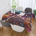 thumbnail image 5 of BZSMCE Square Tablecloth Skeleton Dancer Pattern Pattern Tableclothes, 5 of 9