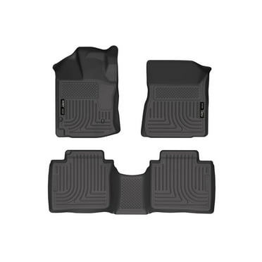Husky Liners by RealTruck Weatherbeater Floor Mats Fits 2012-2014 Toyota Venza Front & 2nd Row, 3-pc Black-99541