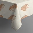 thumbnail image 5 of Cute Hedgehog Pattern Square Tablecloth,Waterproof Square Table Cover,Wipeable Spillproof Washable Table Cover for Home Kitchen Party Decor 52"x52"(132x132cm), 5 of 6