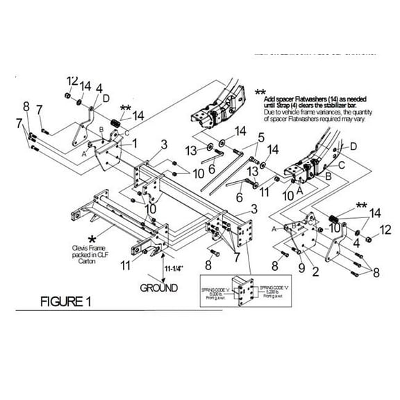 Meyer Products MPR17189 MD II Plus Mounting Kit for 2008-2016 Super Duty F250-F550