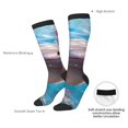 thumbnail image 6 of Fotbe Cute Underwater Axolotl print Women's Men's Novelty Crew Socks Cotton Socks Knee High Socks for Walking,Running,Nurses,Pregnancy, 6 of 8