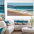 thumbnail image 1 of Ideal Blue Atlantic Beach en Été - Impression sur Toile Seashore, 1 of 3